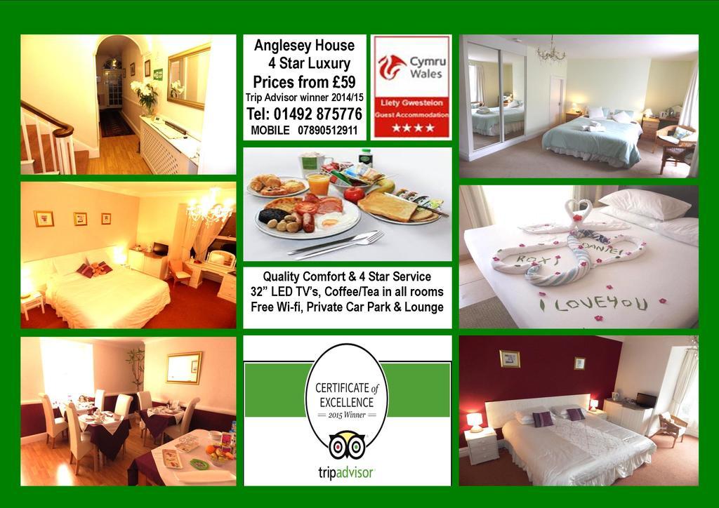 Anglesey House Bed & Breakfast Llandudno Bagian luar foto