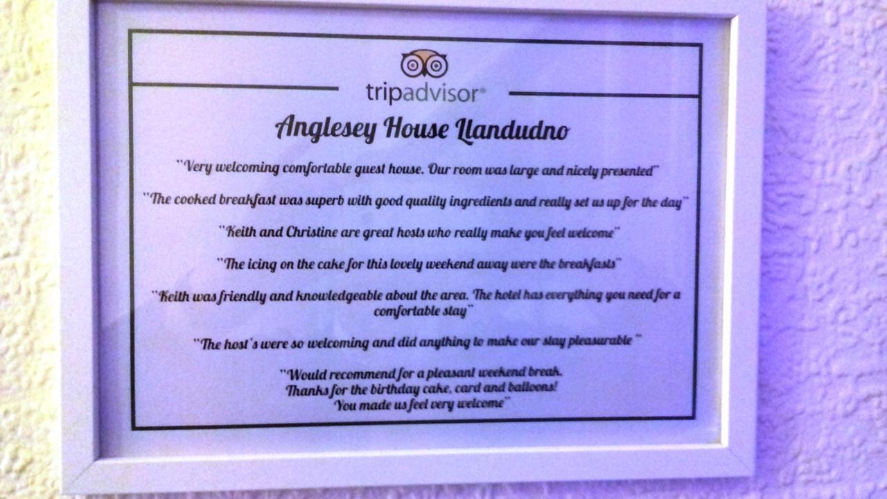 Anglesey House Bed & Breakfast Llandudno Bagian luar foto